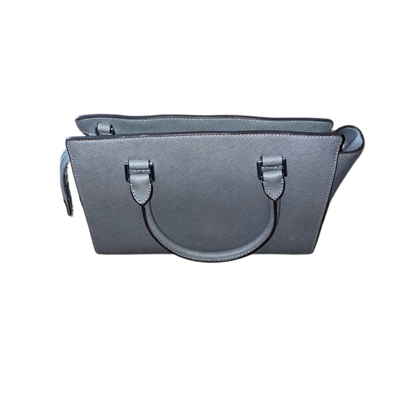 Michael Kors Selma Gray Leather Satchel Style 30T3SLMS2L - Picture 2 of 11